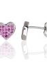 Silver stud earrings. Photo Nr. 1