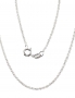 Silver chain Rope 1,3 mm. Photo Nr. 1