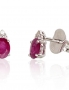 Gold classic studs earrings. Photo Nr. 1