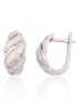 Silver stud earrings. Photo Nr. 1