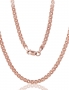 Gold chain Mona Liza 3 mm, hollow, diamond cut. Photo Nr. 1