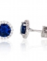 Silver stud earrings. Photo Nr. 1