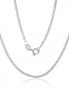 Silver chain Curb 2 mm, diamond cut. Photo Nr. 1