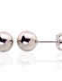 Silver stud earrings. Photo Nr. 1
