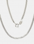 Silver chain Curb 2 mm, diamond cut. Photo Nr. 1
