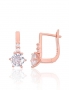 Silver earrings with english lock. Photo Nr. 1