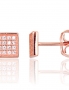 Silver stud earrings. Photo Nr. 1