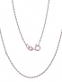 Silver chain Rope 1,1 mm. Photo Nr. 1