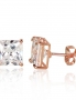 Gold classic studs earrings. Photo Nr. 1
