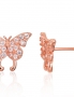 Silver stud earrings. Photo Nr. 1