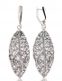 Silver earrings with english lock. Photo Nr. 1