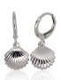 Silver earrings with english lock. Photo Nr. 1