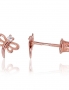 Gold screw studs earrings. Photo Nr. 1
