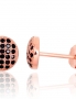 Silver stud earrings. Photo Nr. 1