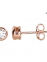 Gold classic studs earrings. Photo Nr. 1