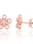 Silver stud earrings. Photo Nr. 1