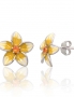 Silver stud earrings. Photo Nr. 1