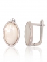 Silver earrings with english lock. Photo Nr. 1