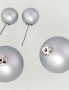 Silver stud earrings. Photo Nr. 2