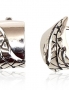 Silver earrings with english lock. Photo Nr. 1
