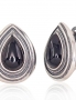 Silver earrings with english lock. Photo Nr. 1