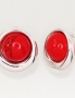 Silver earrings with english lock. Photo Nr. 1