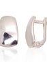 Silver earrings with english lock. Photo Nr. 1