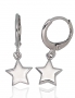 Silver earrings with english lock. Photo Nr. 1