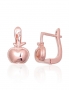 Silver earrings with english lock. Photo Nr. 1