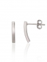 Silver stud earrings. Photo Nr. 1