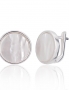 Silver earrings with english lock. Photo Nr. 1