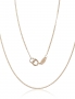 Gold chain Curb 0.9 mm, diamond cut. Photo Nr. 1