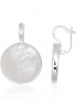 Silver earrings with english lock. Photo Nr. 1