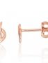 Silver stud earrings. Photo Nr. 1