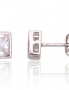 Silver stud earrings. Photo Nr. 1