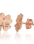Gold classic studs earrings. Photo Nr. 1