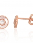 Silver stud earrings. Photo Nr. 1