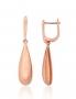 Silver earrings with english lock. Photo Nr. 1