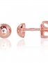 Gold classic studs earrings. Photo Nr. 1