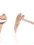 Gold screw studs earrings. Photo Nr. 1