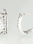 Silver earrings with english lock. Photo Nr. 1
