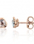 Gold classic studs earrings. Photo Nr. 1