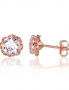 Gold classic studs earrings. Photo Nr. 1