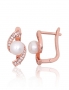 Silver earrings with english lock. Photo Nr. 1