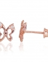 Gold screw studs earrings. Photo Nr. 1