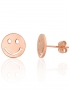 Gold classic studs earrings. Photo Nr. 1