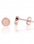 Silver stud earrings. Photo Nr. 1
