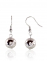 Silver hook earrings. Photo Nr. 1