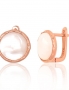 Silver earrings with english lock. Photo Nr. 1