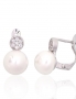 Silver earrings with english lock. Photo Nr. 1